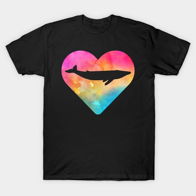 Blue Whale Gift for Girls and Women T-Shirt by JKFDesigns